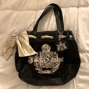 Vintage Juicy Couture Brown Velour Daydreamer Purse Y2K 2000’s